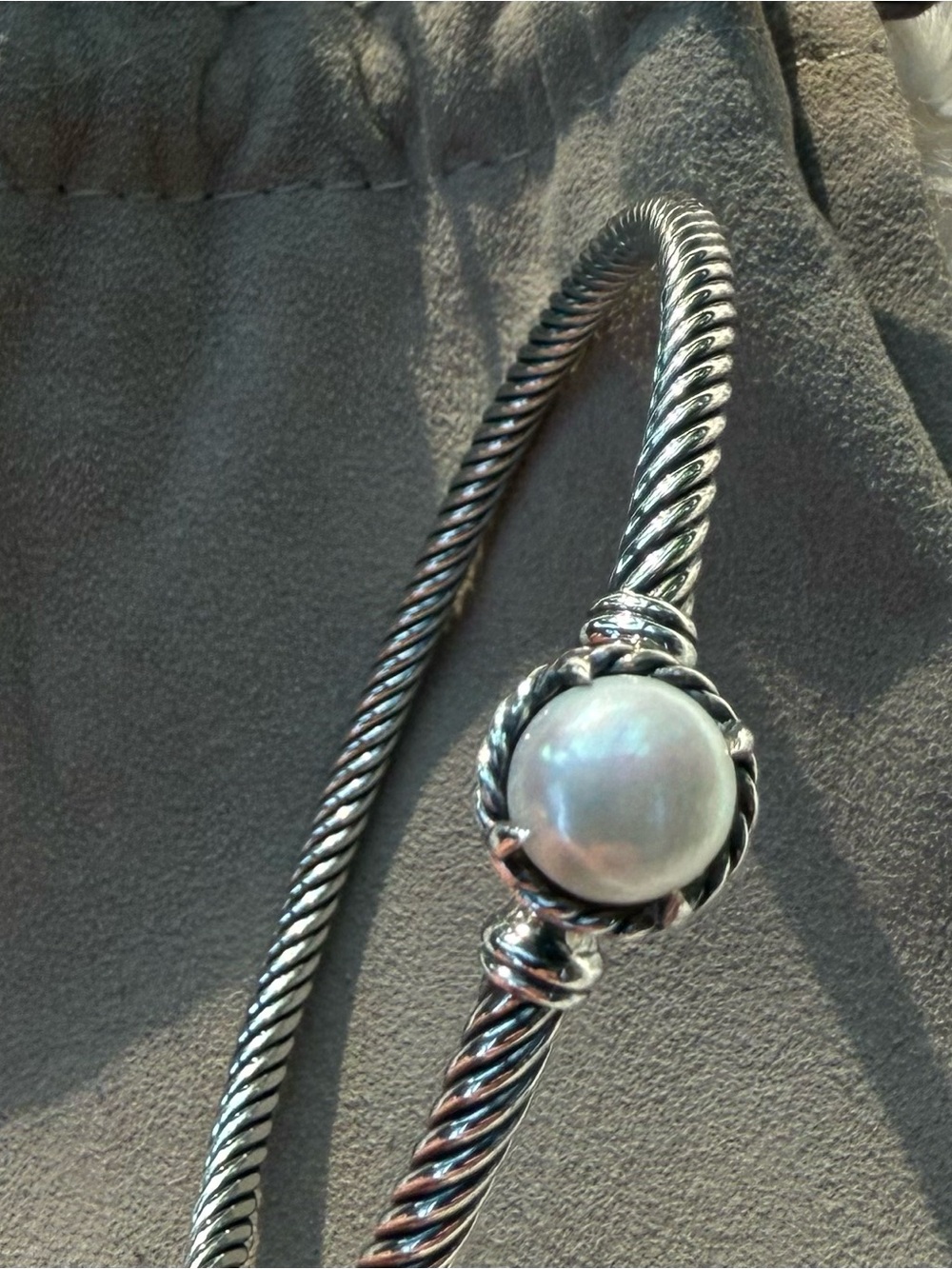 David Yurman Châtelaine® Bracelet with Cultured Freshwater Pearl